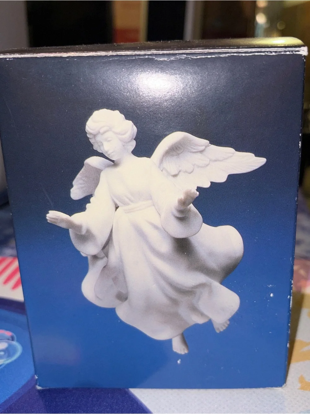 Avon Nativity Collectibles The Hanging Angel Figurine Vtg 1985 w/box Excellent